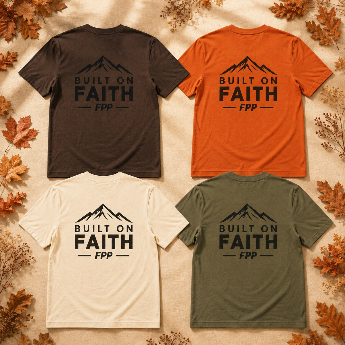 Built on Faith – Fall Collection T-Shirt