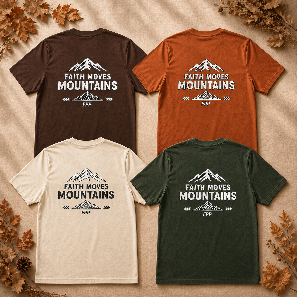 Faith Moves Mountains – Fall Collection T-Shirt