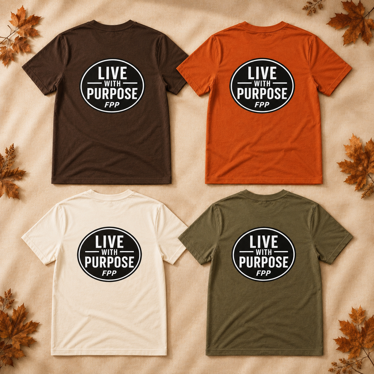 Live With Purpose – Fall Collection T-Shirt